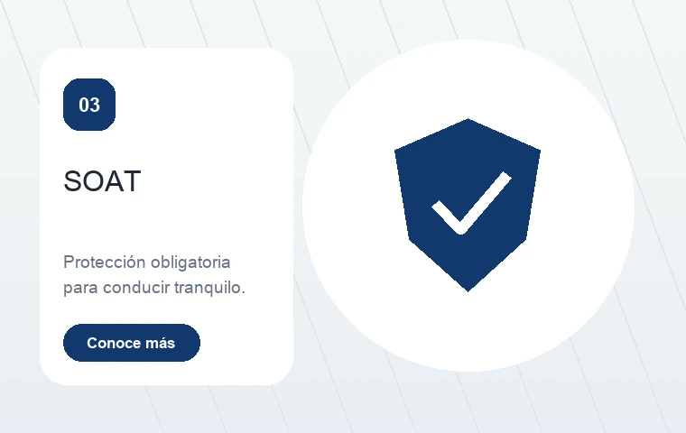 Seguro obligatorio SOAT para vehículos